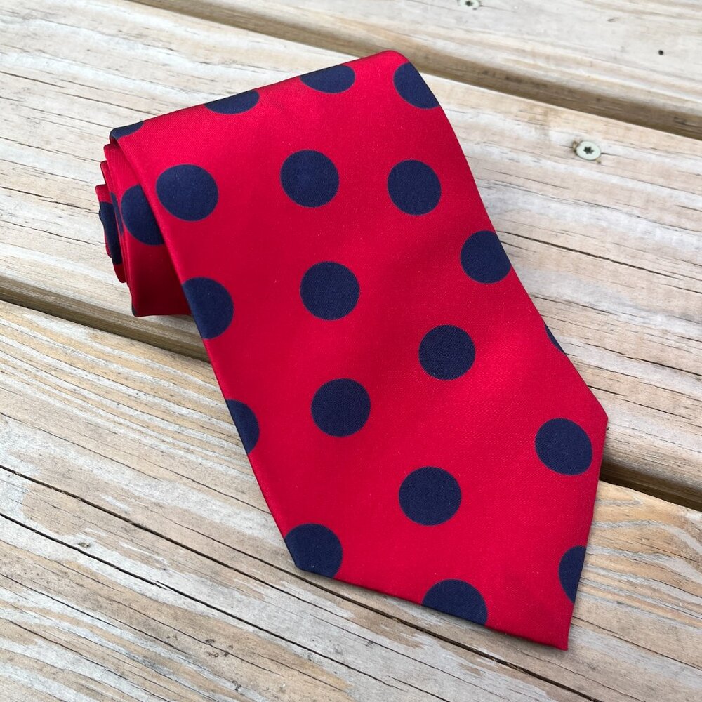 Brooks Brothers Makers BOATER HAT All Silk Neck Tie ~ Made in the USA